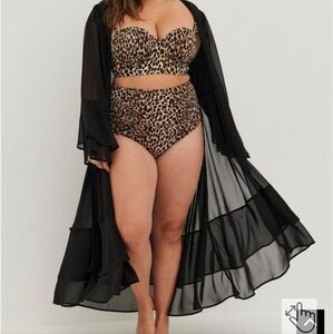 Maxi Ruffle Swimsuit Coverup